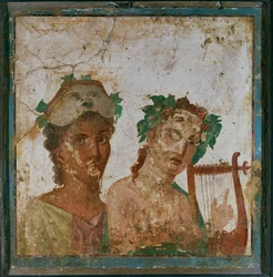 Schauspieler und Cithareda