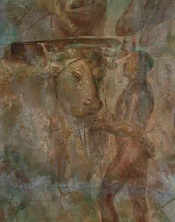 Wagen mit Bacchuskind