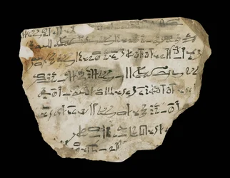 In einem kurzen Brief bittet Qenherkhepechef die Dame Inerouaou, eine Hellseherin über den Tod seiner beiden Kinder zu konsultieren