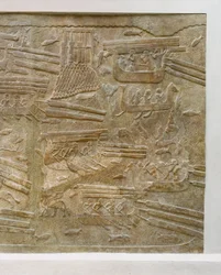 Insel Arvad, oben in der Mitte, an der libanesischen Küste