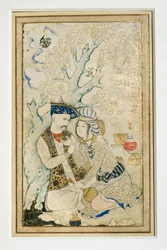 Porträt von Schah Abbas I, Isfahan, Iran