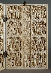 Szenen aus der Passion Christi und dem Leben der Heiligen Maria