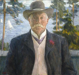 Porträt des Komponisten Thorvald Lammers 1841-1922, 1906