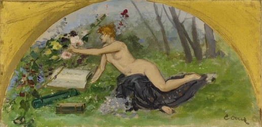 Skizze für den Salon des Sciences im Pariser Rathaus: Botanik, zwischen 1889 und 1892