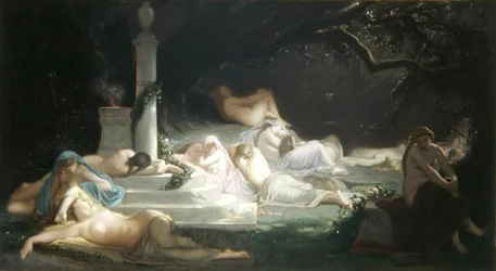 Nymphen am Grab des Adonis