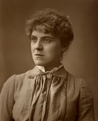 Janet Achurch, britische Schauspielerin und Theaterleiterin, 1887