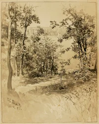 New York, Standort von Fort Washington, Blick auf Fort Lee