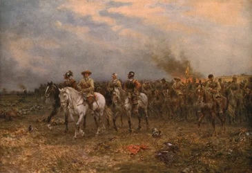 Cromwell bei Marston Moor, 1909, um 1930.