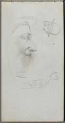 Skizzenbuch, Seite 14: Figuren