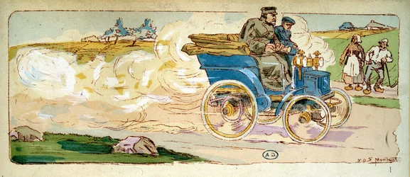 Paris-Bordeaux: Herr Levassor auf einem 4 CV Panhard & Levassor