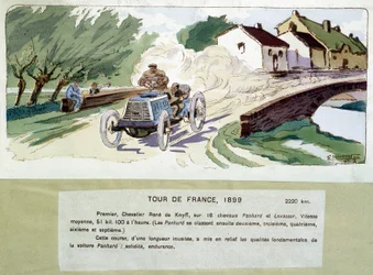 Rennen: die Tour de France