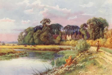 Fluss Themse: Kelmscott