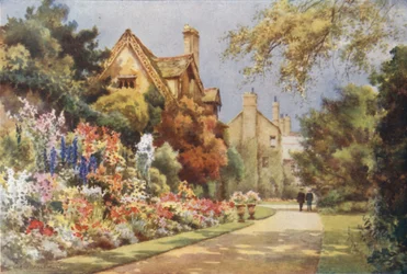 Die Cottages, Worcester College Gärten