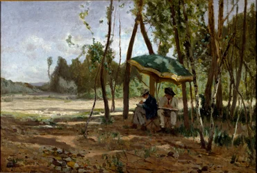 Die Maler Gemälde von Ernesto Rayper (1840-1873) Genua, Galleria d