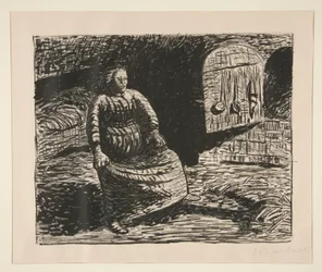 Die Frau am Herde