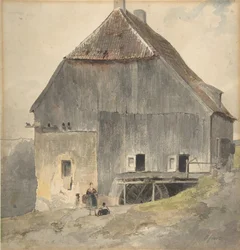 Wassermühle, ca. 1870