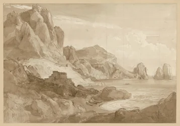 Südküste von Capri mit den Faraglioni