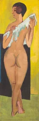 Nackte Figur [Rückseite], 1907