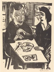 Alte und junge Frau, 1921