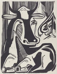 Die große liegende Kuh, 1929