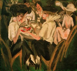 Im Café-Garten