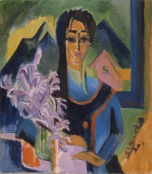 Maryli (Junge Frau mit einem Nelkenstrauß)