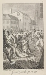 Die Massaker von La Glacière am 16.-17. Oktober 1791, 1793-1799
