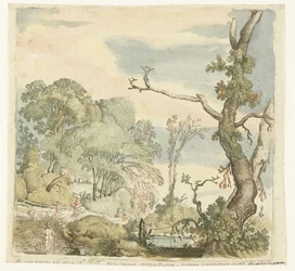 Landschaft mit Bäumen