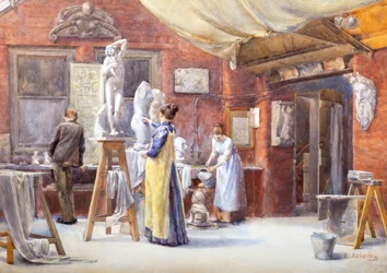 Das Atelier des Bildhauers