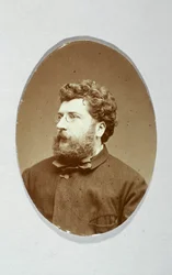 Porträt von Georges Bizet (1838-1875), Komponist