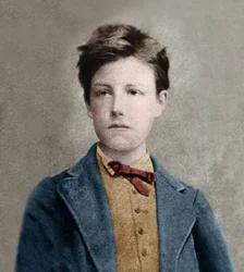 Porträt von Arthur Rimbaud (1859 - 1891), basierend auf einem Foto von Carjat