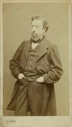 Porträt des Komponisten François-Auguste Gevaert 1828-1908, ca. 1870