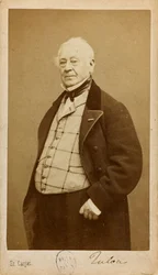 Porträt des Komponisten und Flötisten Jean-Louis Tulou 1786-1865, ca. 1860