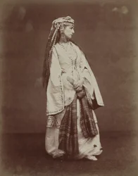 Sarah Bernhardt in Zaire von Voltaire, 1874
