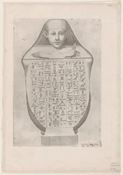 Speculum Romanae Magnificentiae: Gesicht einer ägyptischen Kanopenvase