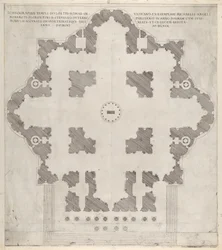 Speculum Romanae Magnificentiae: Plan von St. Peter, 1569