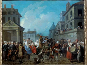 Karneval auf den Straßen von Paris