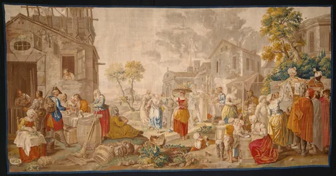 Der Freiluftmarkt, aus Dorffesten