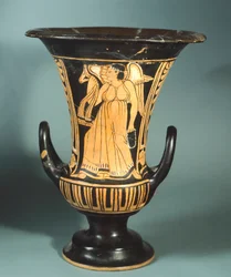 Kalyx-Krater des Berkeley-Malers (Detail)