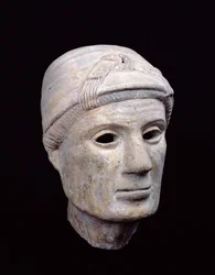 Kopf einer alten Frau, aus Cerveteri