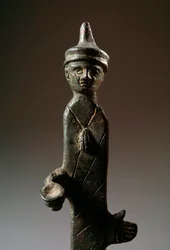Haruspex, Bronzeskulptur, 3. Jahrhundert v. Chr.