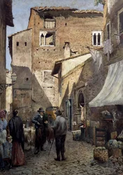 Pierleonis alte Häuser in Rom