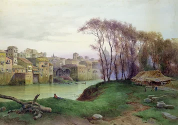 Ansicht der Prati di Castello, Rom
