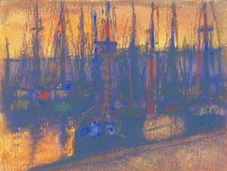 Fischerboote im Hafen von Blankenberge