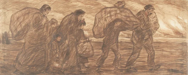 Flüchtlinge (mit Mutter Van Mieghem)