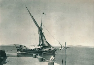 Hafen, Ischia, Italien, 1927