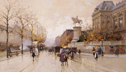 Eine Pariser Straßenszene