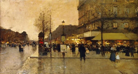 Eine Pariser Straßenszene