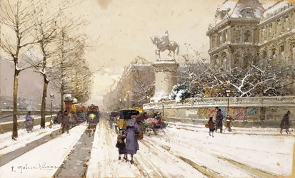 Paris im Winter