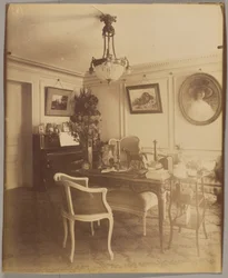 Interieur von Herrn F., Börsenmakler, Rue Montaigne